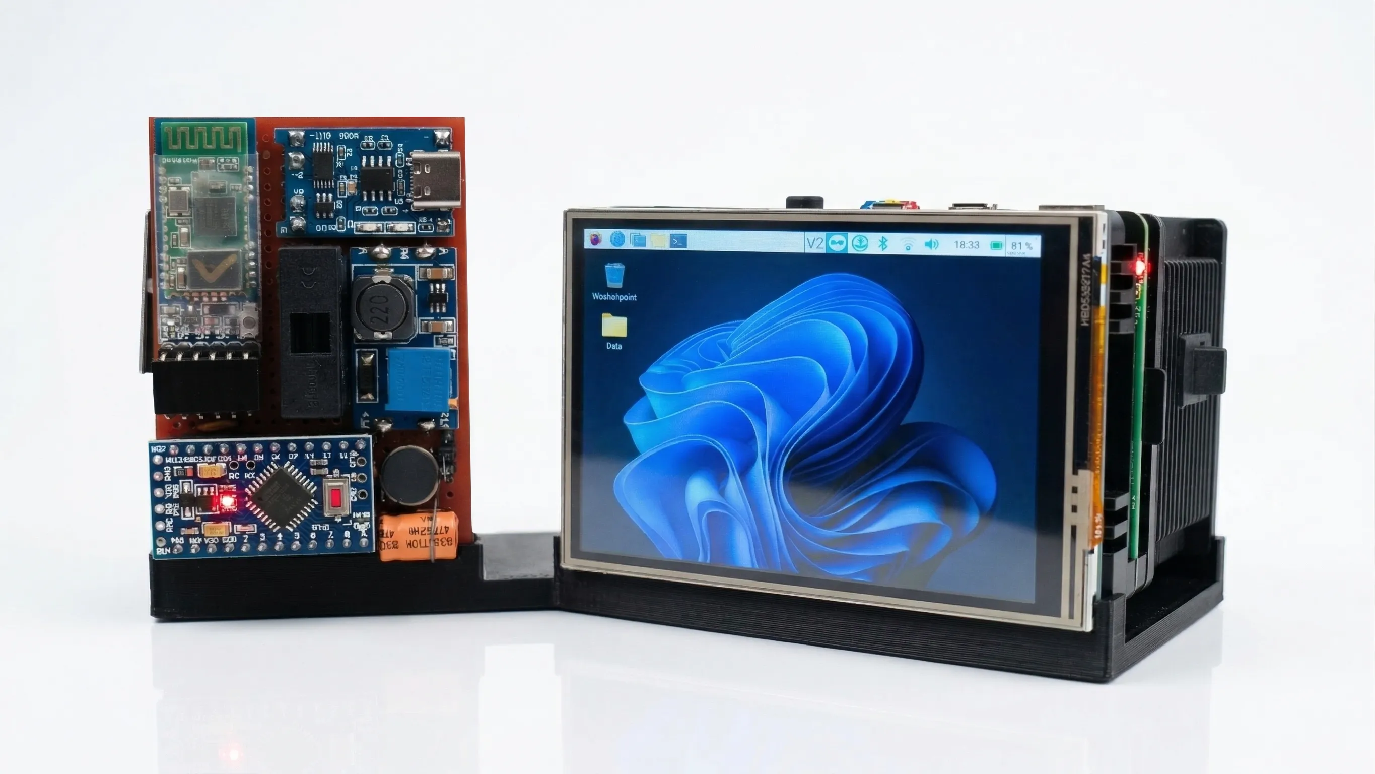 Raspberry Pi based master and slave units for the assistive communication system